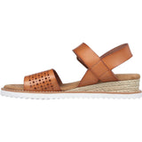 Skechers Women Sandal - BOBS Desert Kiss - Sunny Flair in Luggage, 3-8 - GAR114143