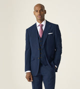 Skopes Wright Suit Tailored Fit Jacket For Men in Navy Blue Pinstripe, 36S-64L