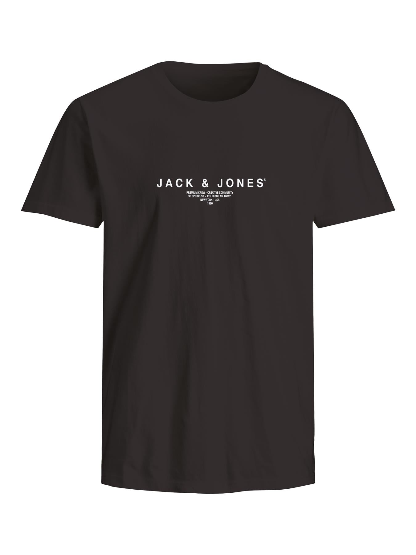 Jack & Jones Short Sleeves T-shirt For Men (JPRBLAHARRIS) in 3 Colours, 4XL-7XL