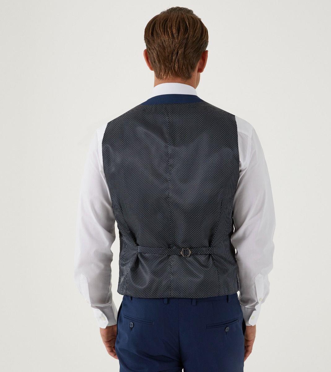 Skopes Men's Milan Scoop Waistcoat in Blue 34 to 48 Regular