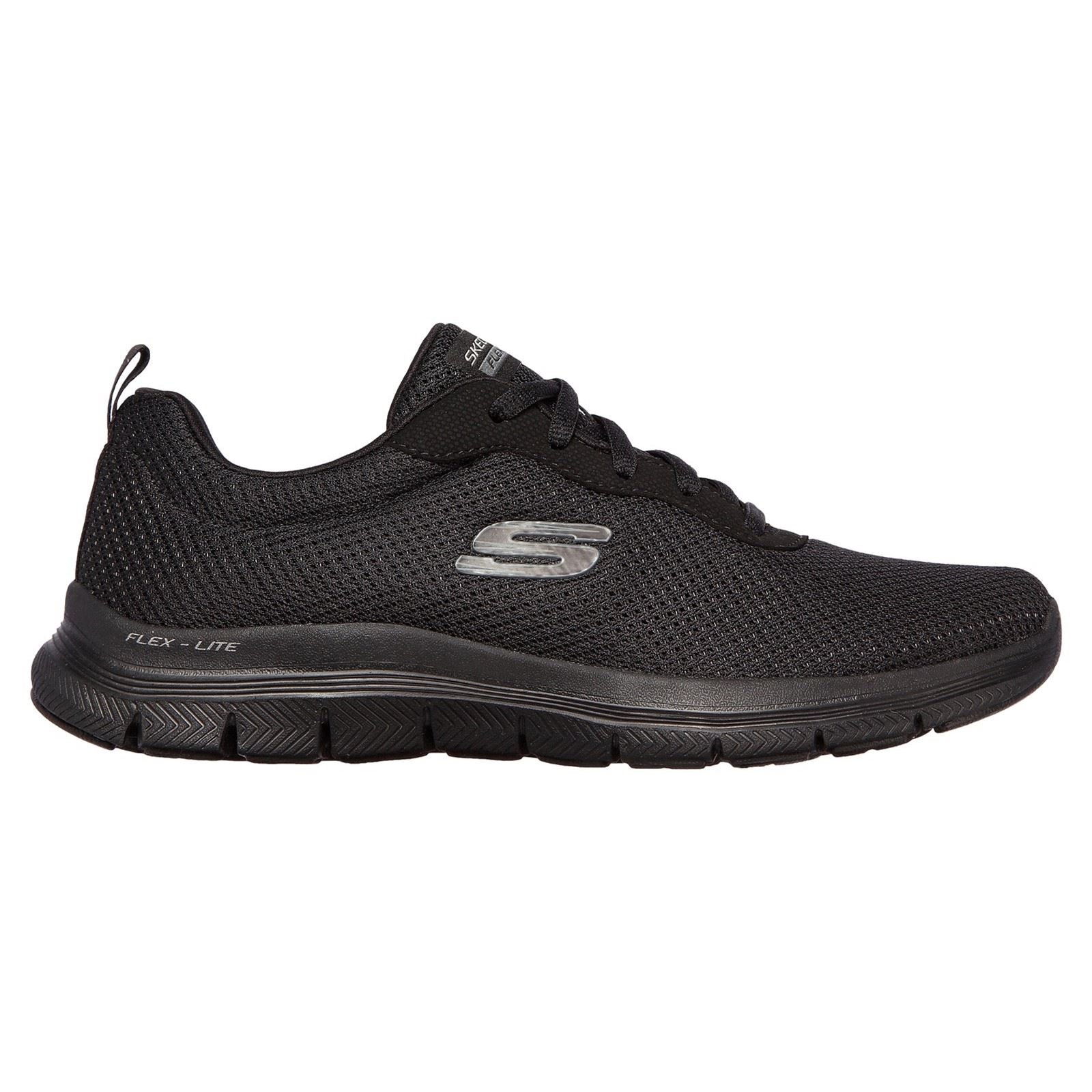 Skechers (GAR149303W) Ladies Sports Flex Appeal 4.0 Brilliant View Wide in UK 4 to 8