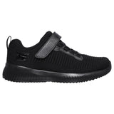 Skechers Sport Squad Charm League Trainer Girls BTS in Black/Black