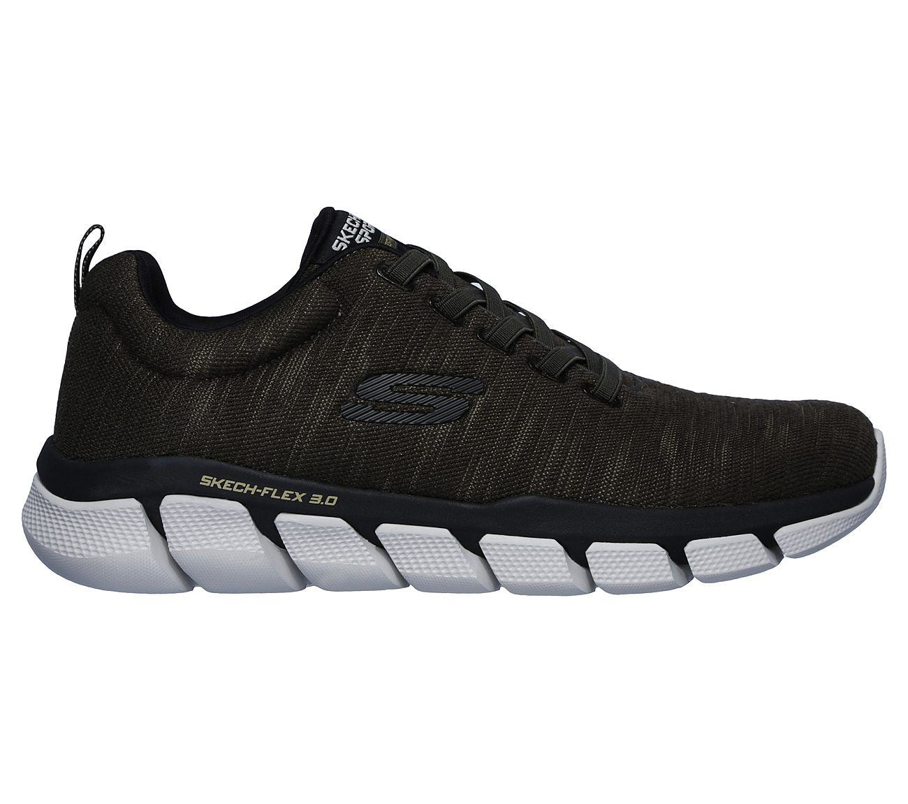 SKECHERS Men's Relaxed Fit Skech-Flex 3.0 Strongkeep Athletic Training Sneaker in Olive