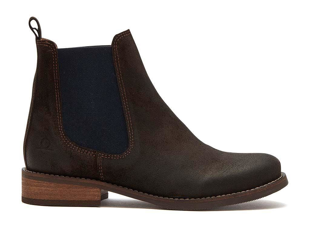 Chatham Women's Arlington Premium Suede Chelsea Boots in 3 Colour Options 3 to 8