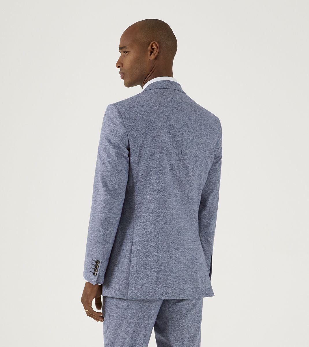 Skopes Tailored Fit Jodrell Suit Jacket For Men in Blue Marl, 36S-62L