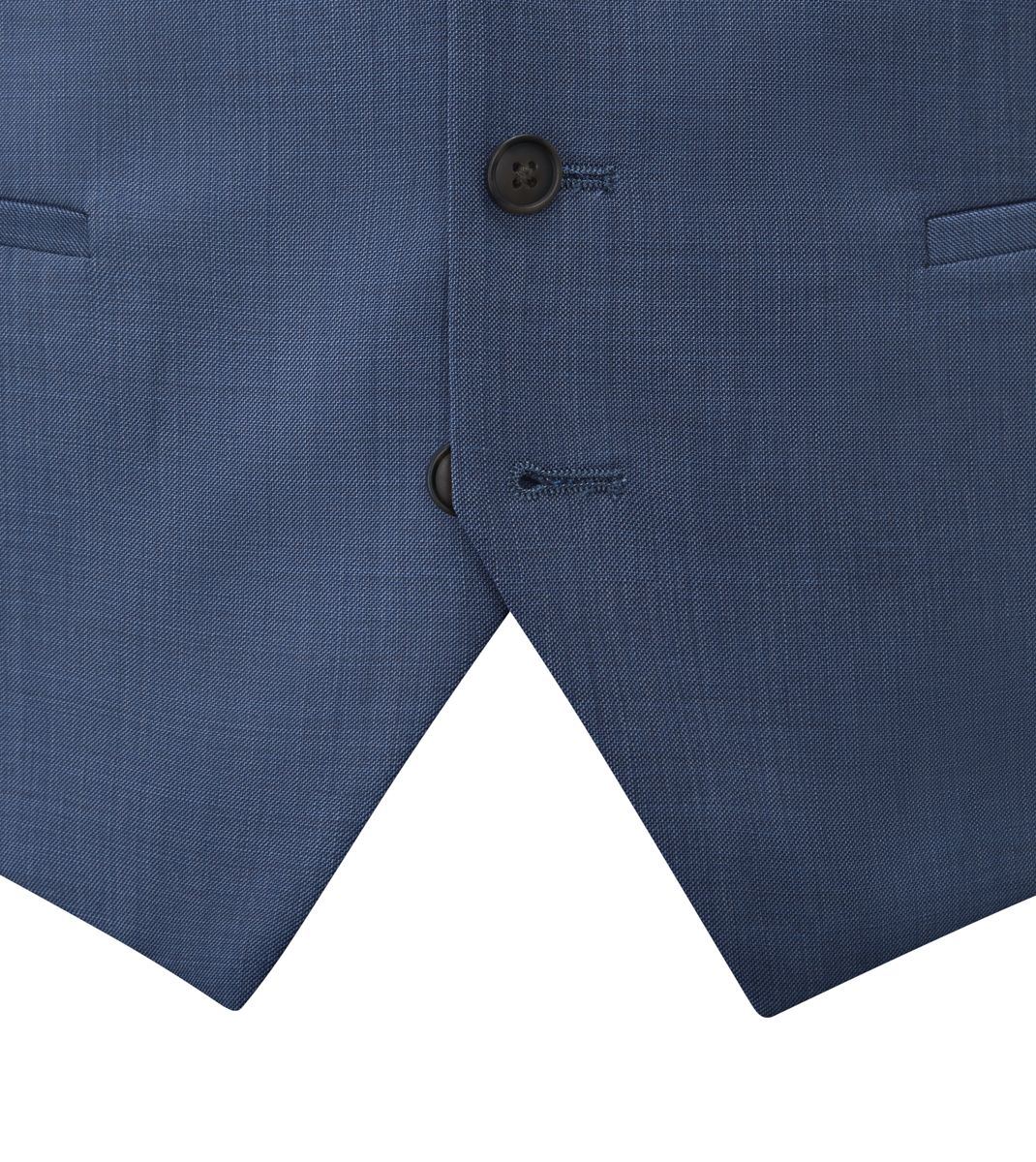 Skopes Remo Wool Rich Suit Waistcoat For Men in Blue, 34R-62R
