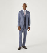 Skopes Tailored Fit Jodrell Suit Trouser For Men in Blue Marl, 30W-58W