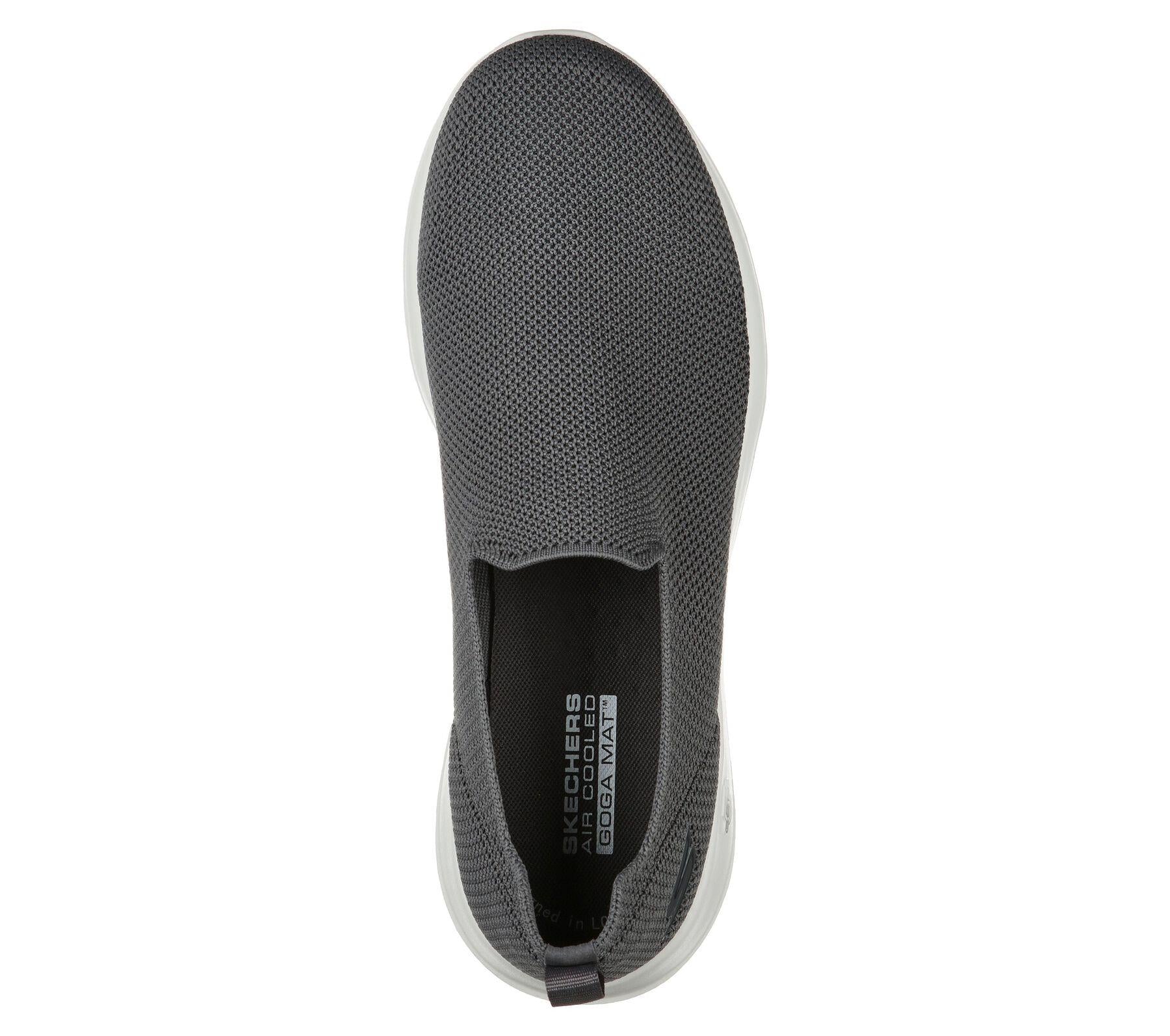 Skechers Mens GOwalk Max - Modulating shoe in Charcoal Upto Size UK13