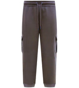 D555 EDINBURGH 2 Khaki Cargo Pocket Joggers For Men (Tall) With Ribbed Cuffs in Khaki, LT-1XLT