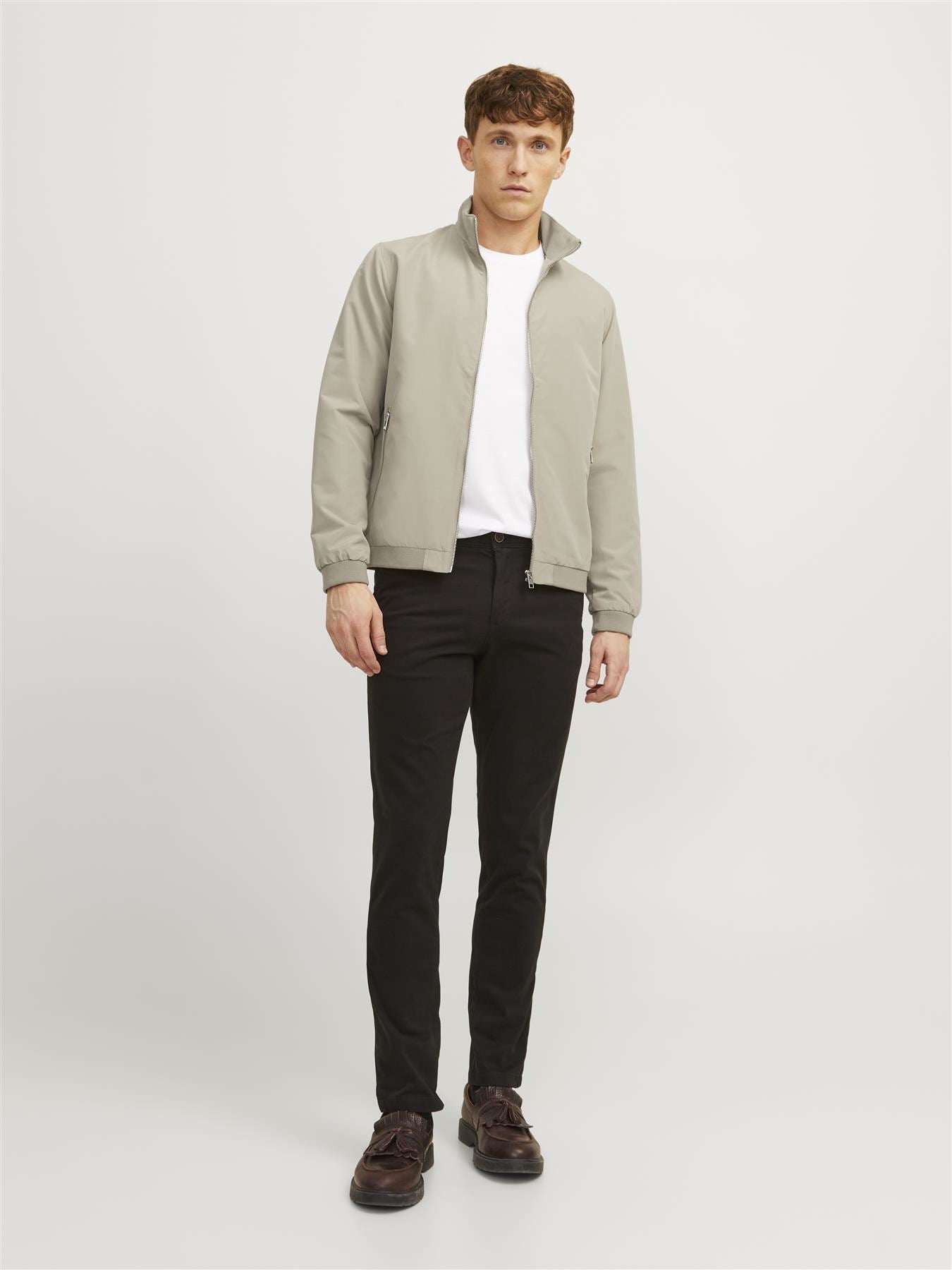 Jack & Jones Bomber Jacket For Men (JJERUSH HARRINGTON) in 3 Colours, L-XL