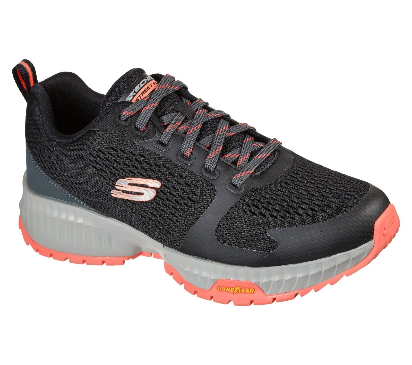 Skechers Skechers Street Flex Eliminator Sports Shoes Mens Sports in  Black/Red
