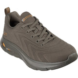 Skechers Men Trainers - Bobs Unity Sleek Revive in Olive, 6-12 - GAR118075