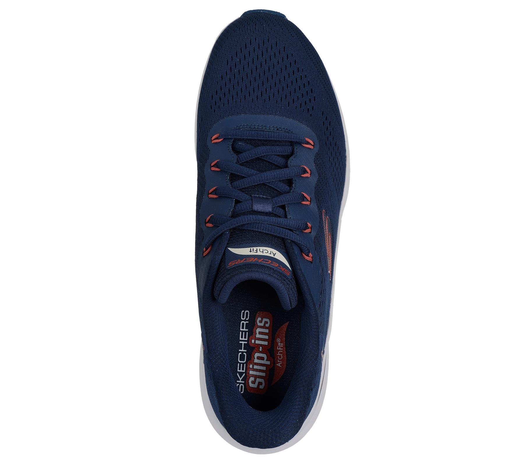 Skechers Slip On Shoe For Men Arch Fit 2.0 Lestur Slip-Ins in Navy/Red, 5.5-15