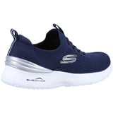 Skechers (GAR149754) Women's Skech-Air Dynamight Perfect Steps Trainers in Navy/Silver 3 to 8