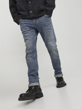 Jack & Jones Slim Fit Jeans - JJIGLENN JJCOLE AM 271 NOOS in Blue Denim , 28W-36W