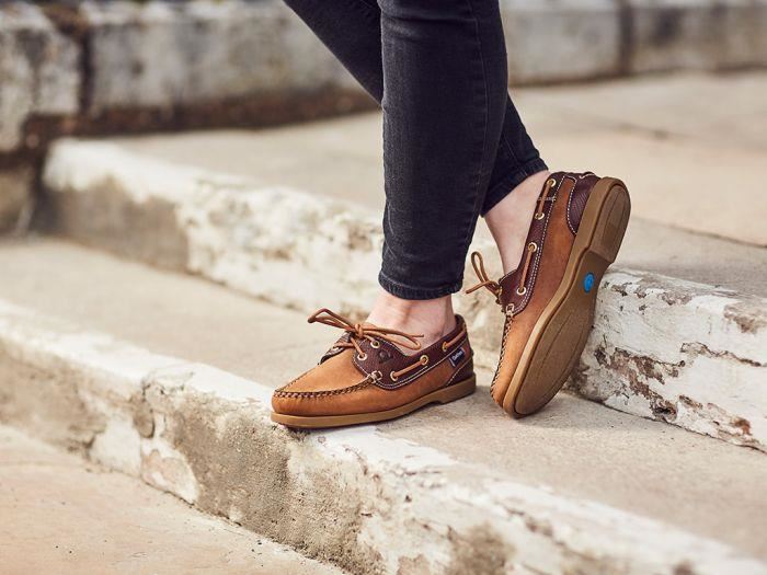 Chatham Women's Bermuda Lady II G2 Leather Boat Shoes in 2 Colour Options 3 to 9