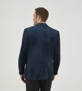 Skopes Tailored Fit Velvet Sports Jacket Jive Size 52 - 62, Black, Teal