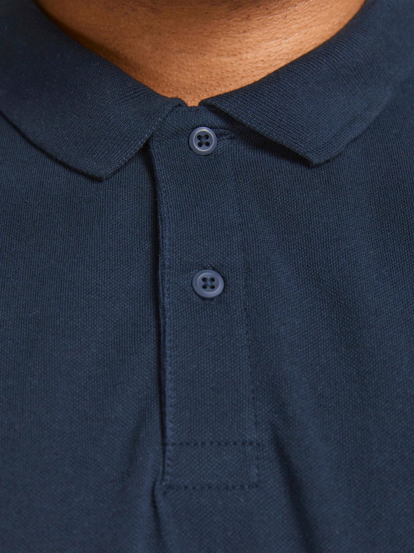 Jack & Jones Plus Size Men's Pique Basic Polo in XL-6XL, 3 Colours