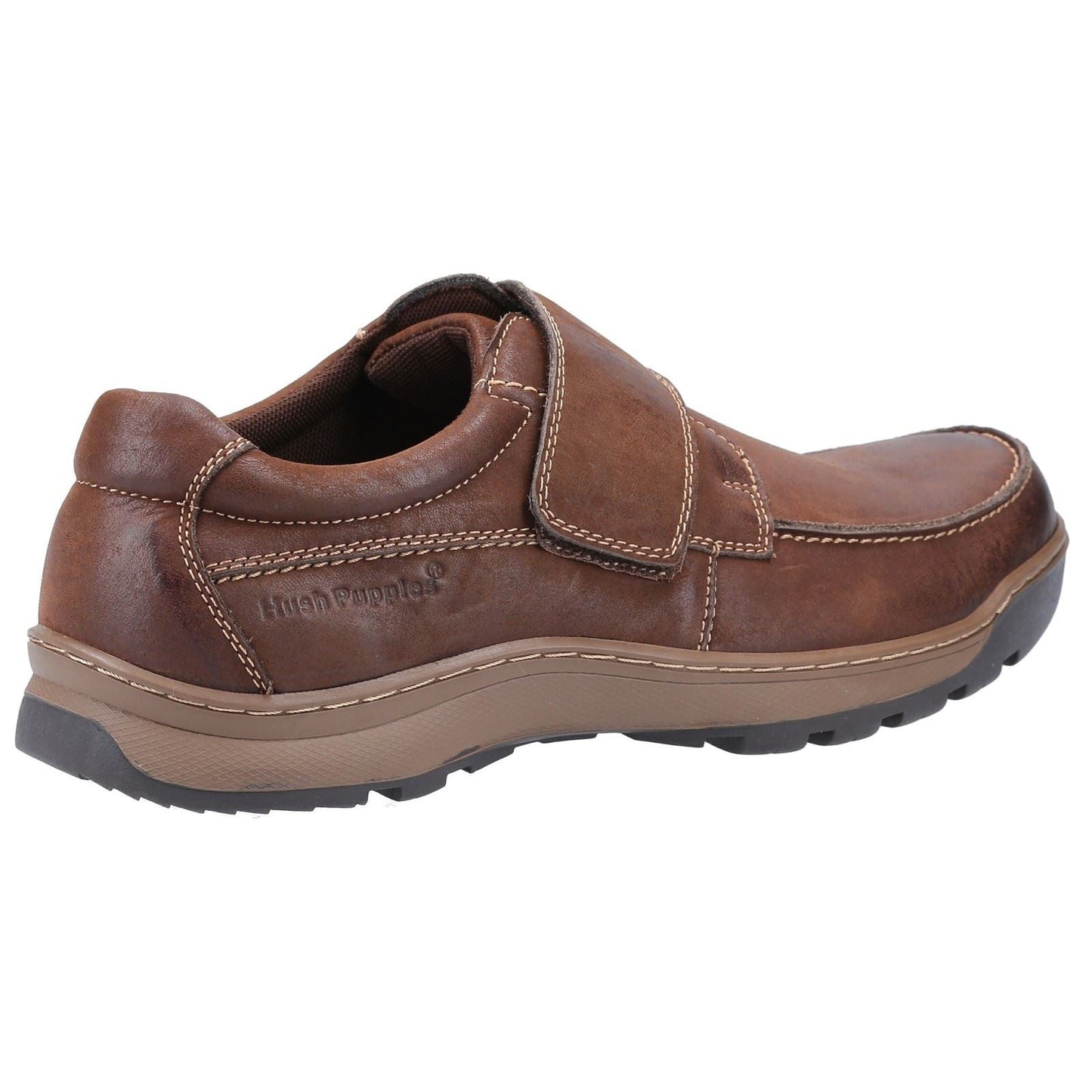 Hush Puppies Classic Touch Fastening Shoe For Men (Casper) in 4 Colours, 6-12