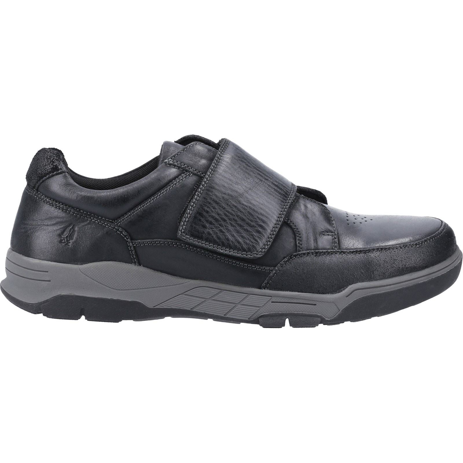 Hush Puppies Fabian Touch Fastenings Touch Fastening Mens Shoes in Black