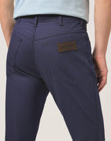 Wrangler Texas Slim 822 Authentic Slim Textured Twill  Jeans In Dark Navy Waist 38 -44
