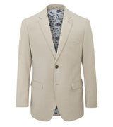 Skopes Caspian Suit Tailored Fit Jacket For Men in Stone Beige, 36S-64L