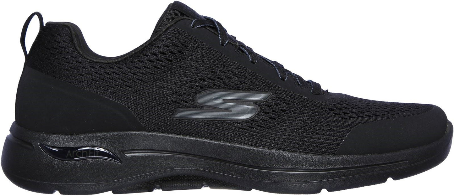Skechers Go Walk Arch Fit Idyllic Sports Shoes Mens in Black