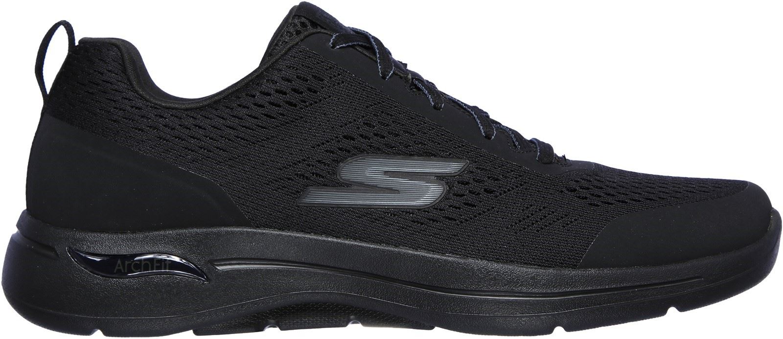 Skechers Go Walk Arch Fit Idyllic Sports Shoes Mens in Black