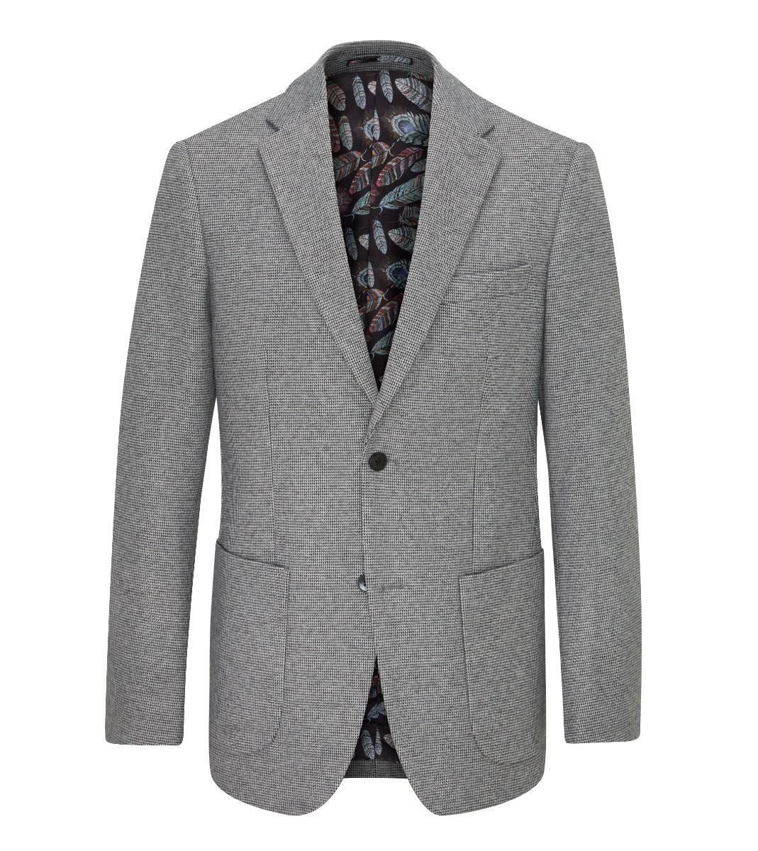 Skopes Men's Hastings Tailored Fit Puppytooth Jacket Blazer Size 50 - 62