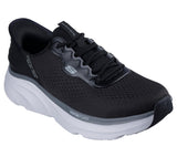 Skechers Slip On Shoe For Men D'Lux Vapor Slip-Ins With Lace-up in Black/Charcoal, 5.5-13