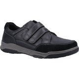 Hush Puppies Double Strap Touch Fastening Classic Shoe For Men (Fabian) in 2 Colours, 6-12