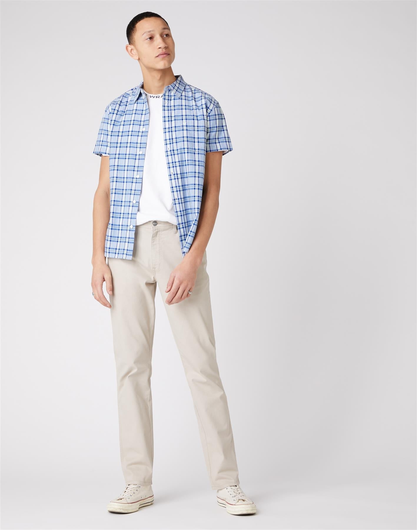 Wrangler Mens Texas Slim Stone Trousers