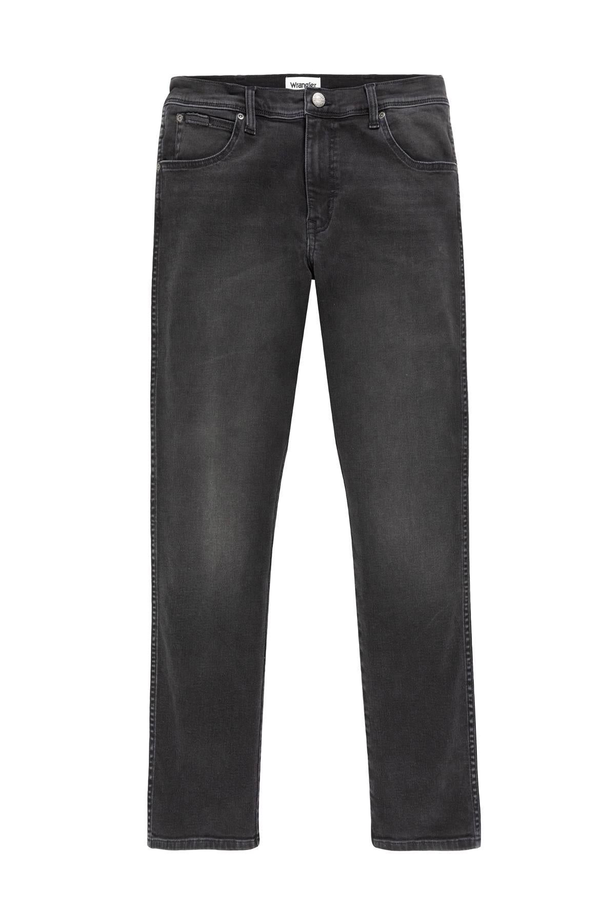 Wrangler Texas Slim Jeans Black Crow Authentic in Waist 32-46