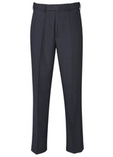 SKOPES Mens Extra Tall Wool Blend Formal Trousers in Navy (Wexford)