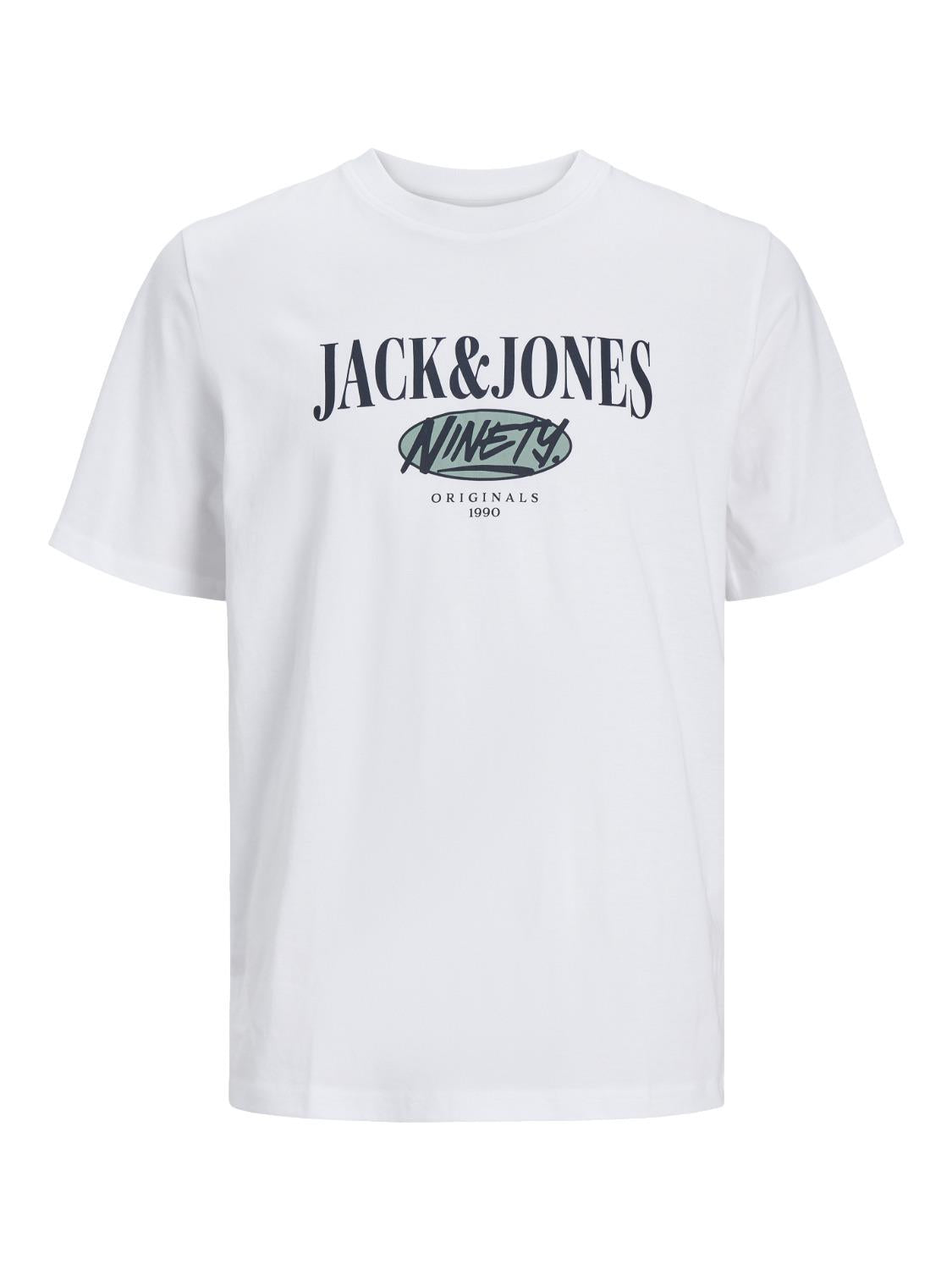 Jack & Jones Plus Men's JORCOBIN Short Sleeve Crew Neck T-Shirt 3 Colours, 1XL to 6XL