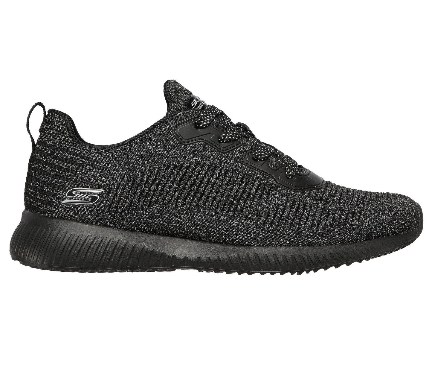 Skechers (GAR117074) Ladies Sports Bobs Squad Ghost Star Shoes in UK 3 to 8