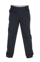 DUKE LONDON PEACHED AND WASHED COTTON CHINO TROUSERS IN WAIST SIZE 42 TO 60" & INSIDELEG 30/32/34", NAVY AND BEIGE COLORS
