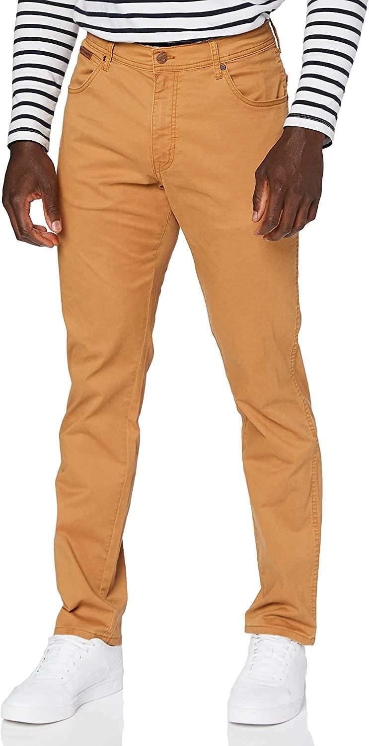 Wrangler Greensboro Texas Slim Stretch Chino Waist 38 - 46, 10 Colours
