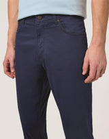 Wrangler Texas Slim 822 Authentic Slim Textured Twill  Jeans In Dark Navy Waist 38 -44