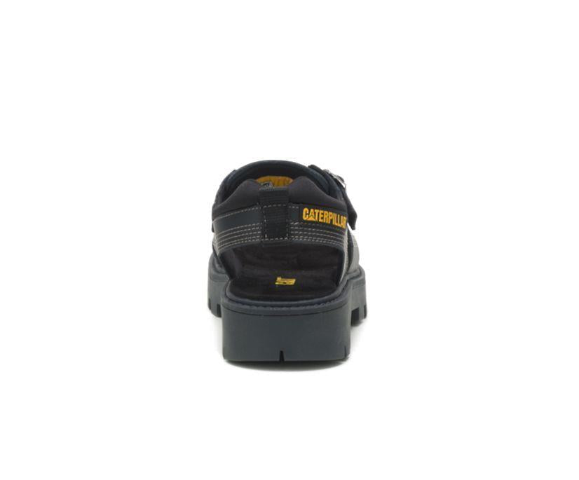 Cat Men's Modern And Smart Rigor Cement Construction And Coated Suede Rugged Sandal (P110618) UK 7-12, Black