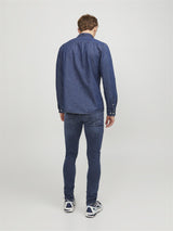 Jack & Jones Slim Fit Jeans For Men - JJIGLENN JJORIGINAL CB 812 NOOS in Blue Denim, 28W-38W