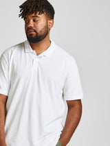 Jack & Jones Plus Size Men's Pique Basic Polo in XL-6XL, 3 Colours