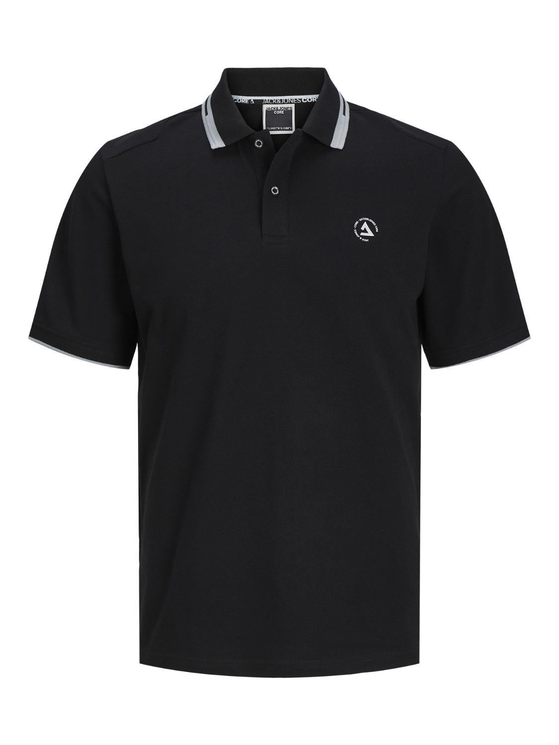 Jack & Jones Plus Men's JCOHASS Short Sleeve Polo Shirt 3 Colours, 1XL to 6XL