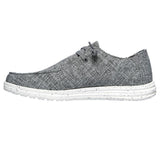 Skechers (210101) Men's Relaxed Fit: Melson - Chad Canvas Shoes in 2 Colours 8 to 15