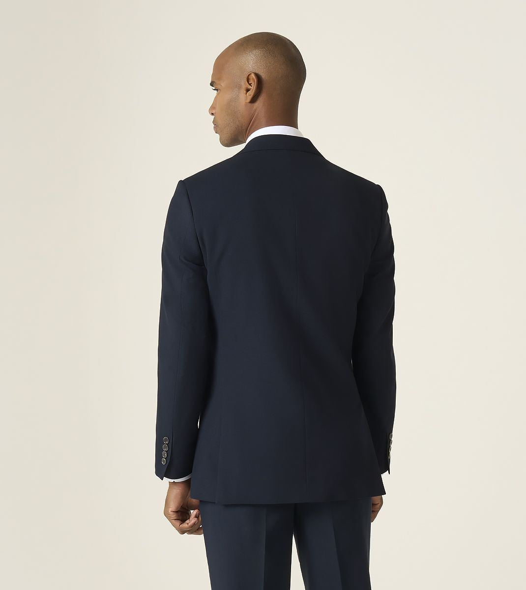 Skopes Tailored Fit Harcourt Suit Jacket For Men in Navy Ink Tweed Effect, 36S-62L
