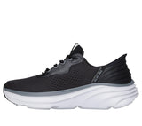 Skechers Slip On Shoe For Men D'Lux Vapor Slip-Ins With Lace-up in Black/Charcoal, 5.5-13