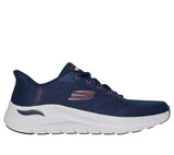 Skechers Slip On Shoe For Men Arch Fit 2.0 Lestur Slip-Ins in Navy/Red, 5.5-15