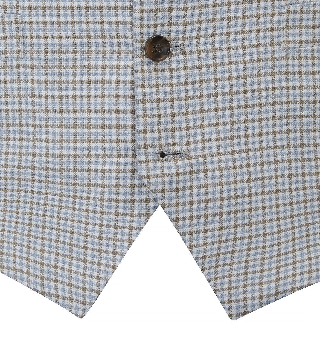 Skopes Carter Waistcoat For Men in Brown Puppytooth, 36R-62R