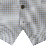 Skopes Carter Waistcoat For Men in Brown Puppytooth, 36R-62R