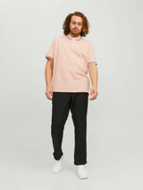 Jack & Jones (12143859) Men's Plus Size JJEPAULOS Polo Shirt in 6 Colours 2XL to 6XL